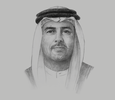 Sketch of Ali Majed Al Mansoori, Chairman, Abu Dhabi Department of Economic Development (ADDED),
