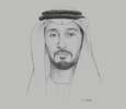 Sketch of Sheikh Abdulla bin Mohammed Al Hamed, Chairman, Regulation and Supervision Bureau

