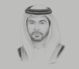 Sketch of Sheikh Hamdan bin Zayed Al Nahyan, Ruler’s Representative in the Al Dhafra Region
