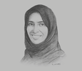 Sketch of Maryam AlMheiri, CEO, twofour54

