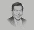Sketch of Walker San Miguel, Secretary-General, Andean Community (Comunidad Andina, CAN)

