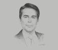 Sketch of Juan Camilo Samacá, President, Almaviva

