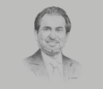 Sketch of Subhas Ramkhelawan, Managing Director, Bourse Securities
