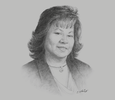 Sketch of Angela Lee Loy, Chairman, Aegis Business Solutions
