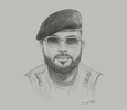 Sketch of Machel Montano, Soca Musician
