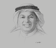 Sketch of Khaled Al Mashaan, Vice-Chairman and CEO, ALARGAN,
