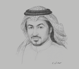 Sketch of Faisal Awwad Al Khaldi, Deputy CEO, Kuwait Steel
