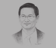 Sketch of Chartsiri Sophonpanich, President, Bangkok Bank
