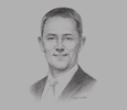 Sketch of Darren Buckley, Country Head, Citibank
