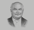 Sketch of Peter Botten, CEO, Oil Search
