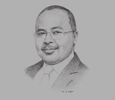 Sketch of Mounir Gwarzo, Director-General, Securities and Exchange Commission (SEC)
