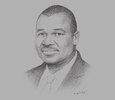 Sketch of Bukar Tijani, Regional Representative for Africa, UN Food and Agriculture Organisation
