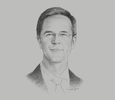 Sketch of Mark Rutte, Prime Minister of the Netherlands
