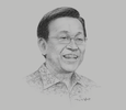 Sketch of Sri Sultan Hamengku Buwono X, Governor, Yogyakarta Special Region
