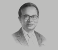 Sketch of Kartika Wirjoatmodjo, President Director, Bank Mandiri
