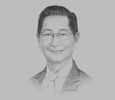 Sketch of Jahja Setiaatmadja, President Director, BCA
