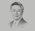 Sketch of Jin Liqun, President, Asian Infrastructure Investment Bank (AIIB)
