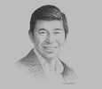 Sketch of Anthony Tan, Group CEO, Grab
