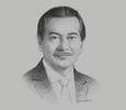 Sketch of Suprajarto, President Director, Bank Rakyat Indonesia (BRI)
