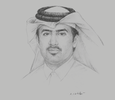 Sketch of Sheikh Faisal bin Abdulaziz bin Jassem Al Thani, Chairman and Managing Director, Ahli Bank
