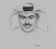 Sketch of Ali Ahmed Al Kuwari, Group CEO, Qatar National Bank (QNB)
