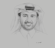Sketch of Abdulla bin Abdulaziz bin Turki Al Subaie, Managing Director and CEO, Qatar Rail

