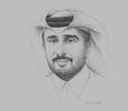 Sketch of Hassan Al Ibrahim, Acting Chairman, Qatar Tourism Authority (QTA)
