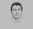 Sketch of Amine Melouk, General Manager, SAREL
