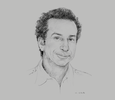 Sketch of Riad Hartani, Strategic Technology Adviser, Algiers Smart City project
