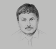 Sketch of Mohammed Dib, General Manager, Groupe Général Maritime
