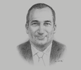 Sketch of Samir Hadj Ali, Chartered Accountant and Managing Partner, Mazars Algeria
