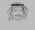 Sketch of Dr Haitham Alfalah, CEO, King Saud Medical City
