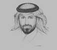 Sketch of Prince Naif bin Sultan bin Mohammed bin Saud Al Kabeer, Chairman, Zain Saudi Arabia

