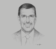 Sketch of Saad Eddine El Othmani, Head of Government

