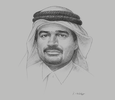 Sketch of Abdulbasit Ahmad Al Shaibei, CEO, Qatar International Islamic Bank
