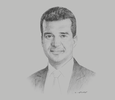 Sketch of Amine Louali, President, Moroccan Steel Industry Association; and Deputy CEO, Maghreb Steel
