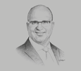 Sketch of Marc Nassif, CEO, Groupe Renault Morocco
