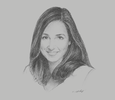 Sketch of Selma Belkhayat, Managing Director, Aswaq Management Services (AMS) Morocco
