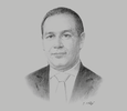 Sketch of Tarafa Marouane, Chairman, SOMED Group
