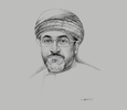 Sketch of Ahmed bin Nasser Al Mahrizi, Minister of Tourism

