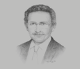 Sketch of Tarik Tawfik, President, American Chamber of Commerce in Egypt
