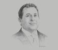 Sketch of Osama Bishai, CEO, Orascom Construction
