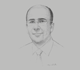 Sketch of Maged Ezzeldeen, Country Senior Partner, PwC
