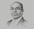 Sketch of Claude Isaac Dé, Minister of Construction, Housing, Sanitation and Urbanism

