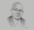 Sketch of Philippe Eponon, President, Ivorian Group of Construction and Public Works
