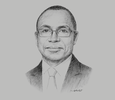 Sketch of Koffi N’Guessan, Director-General, Institut National Polytechnique Félix Houphouët-Boigny
