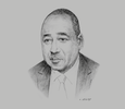 Sketch of Prime Minister Amadou Gon Coulibaly, Minister of Budget and State Portfolio
