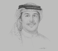 Sketch of Khalid Al Rumaihi, Chief Executive, Bahrain Economic Development Board (EDB)
