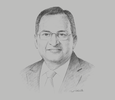 Sketch of Kamalkant Agarwal, Head of International Banking Business, Siam Commercial Bank
