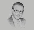 Sketch of Bilel Sahnoun, CEO, Tunis Stock Exchange (Bourse des Valeurs Mobilières de Tunis, BVMT)
